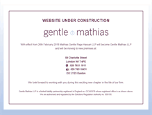 Tablet Screenshot of gentlemathias.com